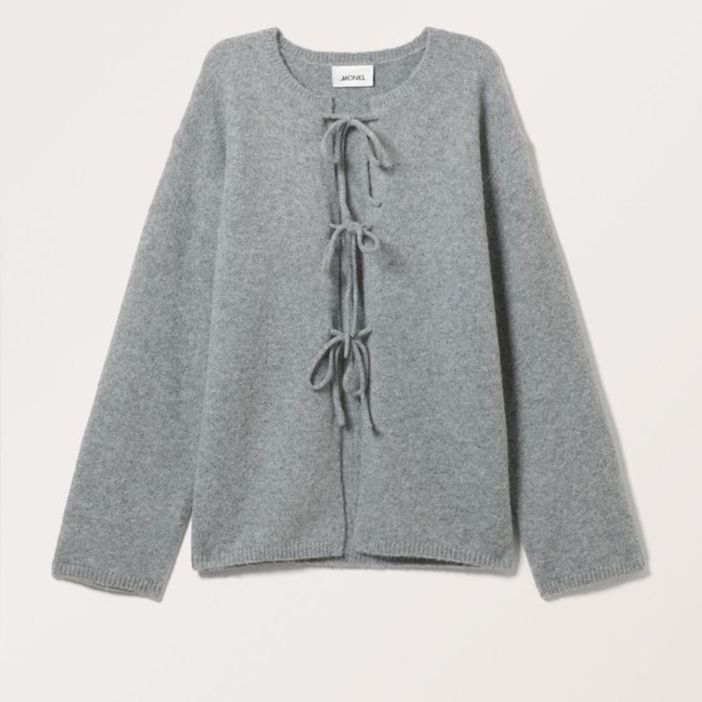 Monkl Knitted Tie Cardigan